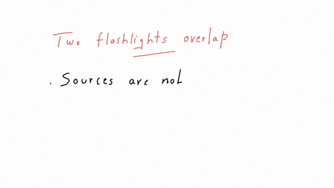 why-dont-you-notice-interference-when-the-beams-from-two-flashlights-overlap