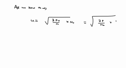 the-root-mean-square-velocity-of-a-ideal-gas-at-constant-pressure-varies-with-density-d-as-a-mathrmd