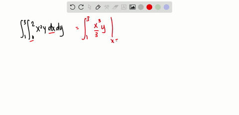 evaluate-the-following-iterated-integrals-int_13-int_02-x2-y-d-x-d-y