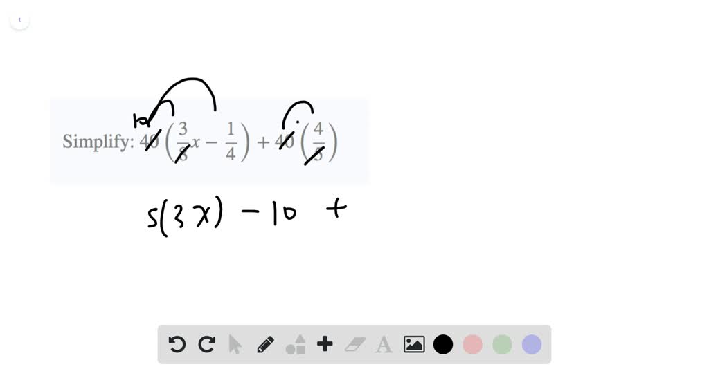 SOLVED Simplify 40 8 2 2 5