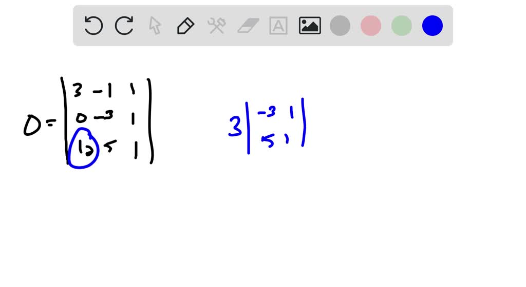 SOLVED:Determinants are used to show that three points lie on the same ...