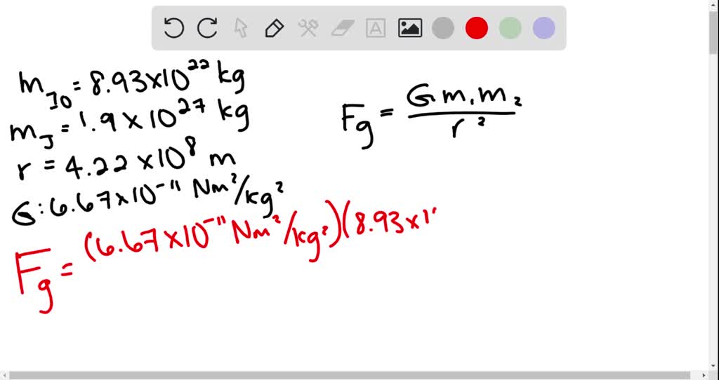 ⏩SOLVED:Calculate the magnitude of the gravitational force of… | Numerade