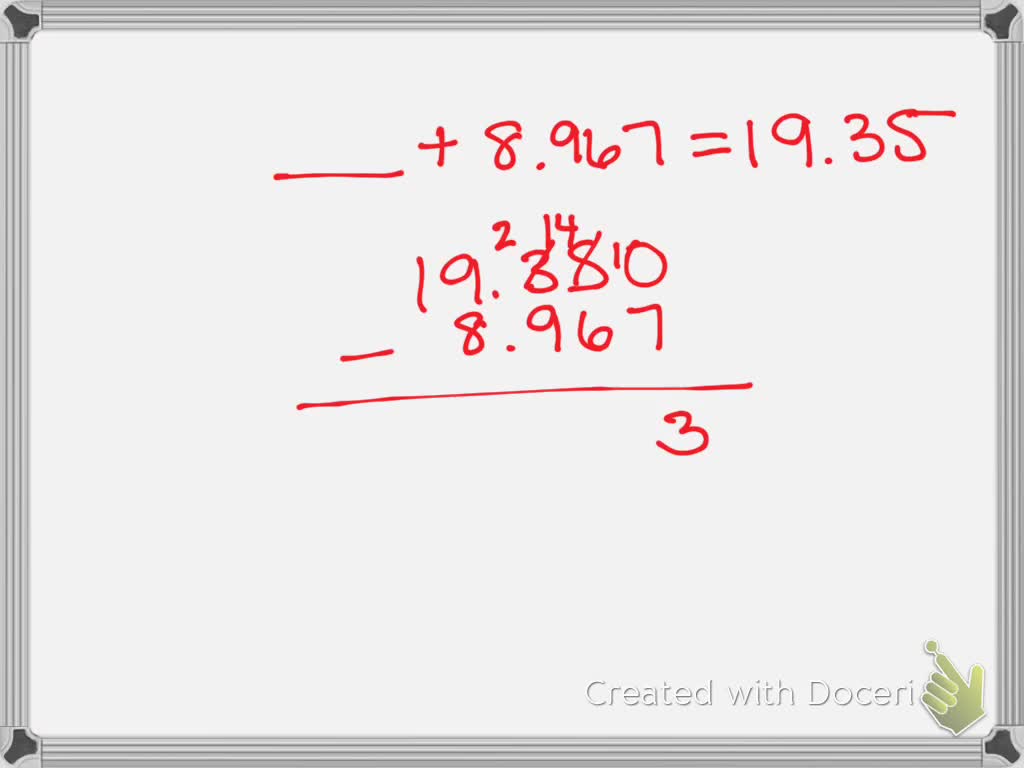 SOLVED:Use the relationship between addition and subtraction to write ...