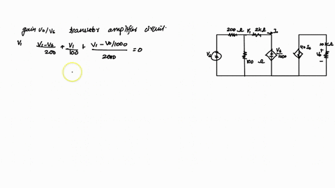 determine-the-gain-v_o-v_s-of-the-transistor-amplifier-circuit-in-fig-3105