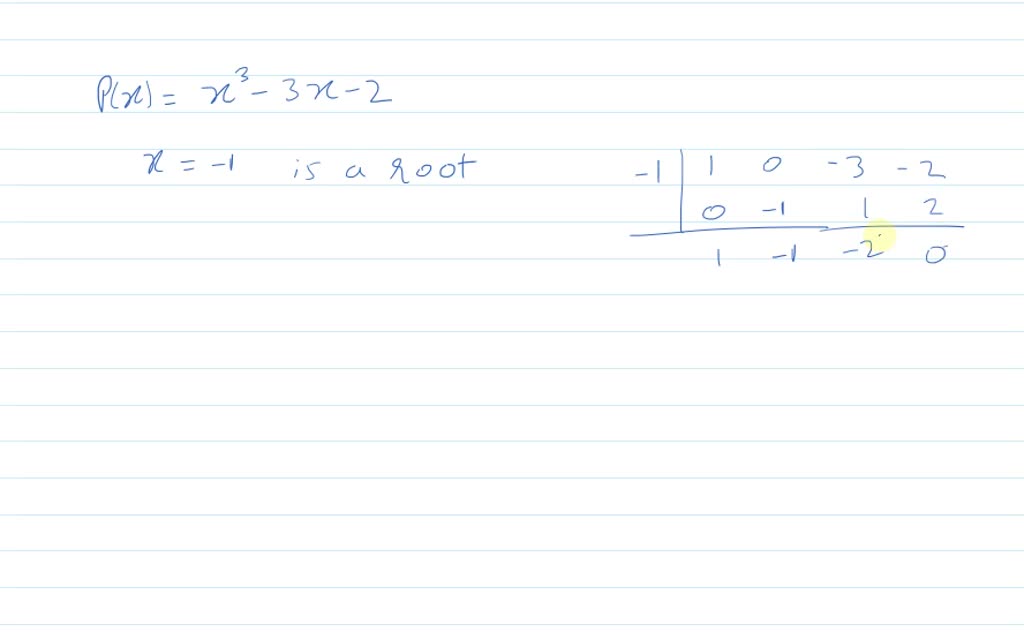 Write the polynomial as the product of linear fac…