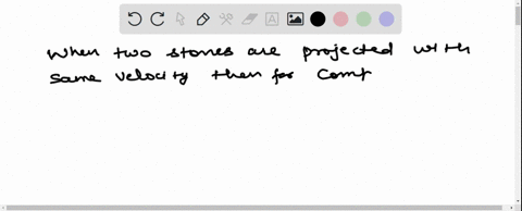 two-stones-are-projected-with-the-same-magnitude-of-velocity-but-making-different-angles-with-horizo