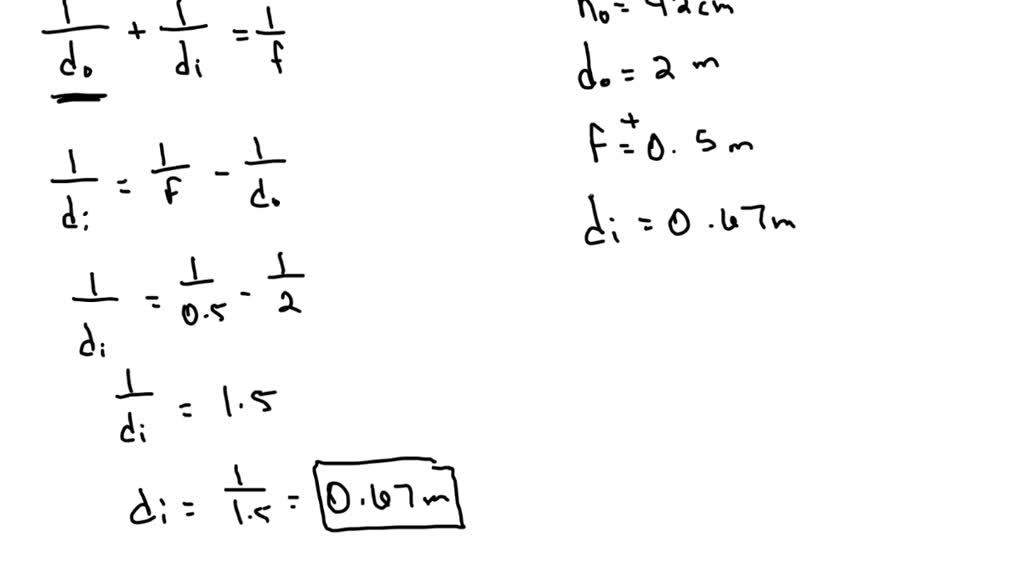 SOLVEDCalculate Use the mirror equation and the magnification equation