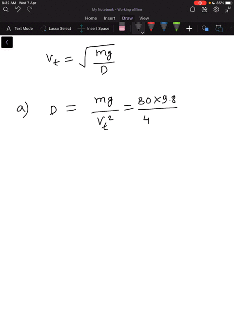 a-in-example-518-section-53-what-value-of-d-is-required-to-make-v_t42-mathrmm-mathrms-for-the-skydiv