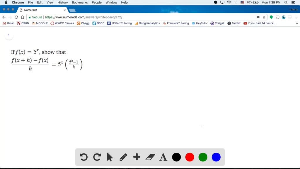 solved-if-f-x-5-x-show-that-f-x-h-f-x-h-5-x-5-h-1-h