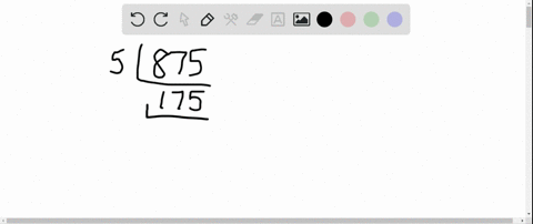 write the prime factorization of 875