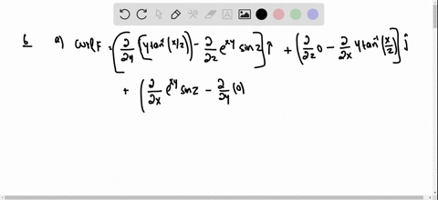 1-8-find-a-the-curl-and-b-the-divergence-of-the-vector-field-mathbffx-y-zex-y-sin-z-mathbfjy-tan-1x-