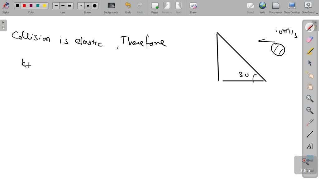 A simplified model of a bicycle of mass M has two tires that each comes ...