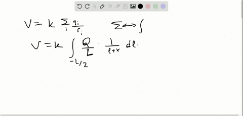 figure-2969-shows-a-thin-rod-of-length-l-and-charge-q-find-an-expression-for-the-electric-potential-