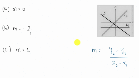 identify-the-line-that-has-the-indicated-slope-a-m0-qquad-b-m-frac34-qquad-c-m1