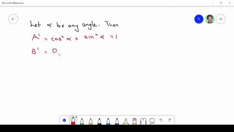 show-that-the-equation-x2y2a2-becomes-xprime-2yprime-2a2-for-every-choice-of-the-angle-alpha-in-the-