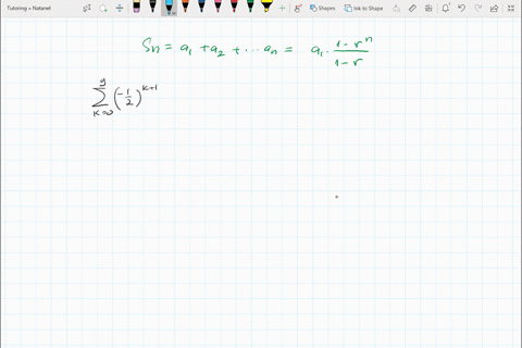 find-the-sum-sum_k09left-frac12rightk1