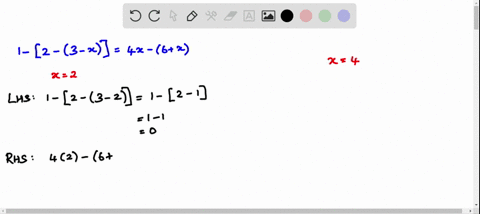 1-8-determine-whether-the-given-value-is-a-solution-of-the-equation-beginarrayl1-2-3-x4-x-6x-text-a-