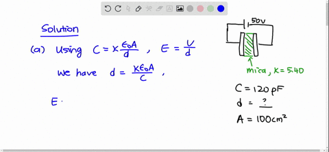 a-parallel-plate-capacitor-has-a-capacitance-of-120-mathrmpf-and-a-plate-area-of-100-mathrmcm2-the-s