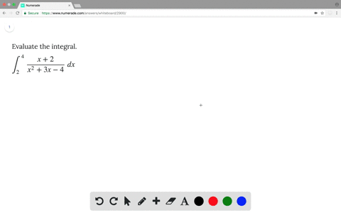 evaluate-the-integral-displaystyle-int_24-fracx-2x2-3x-4-dx