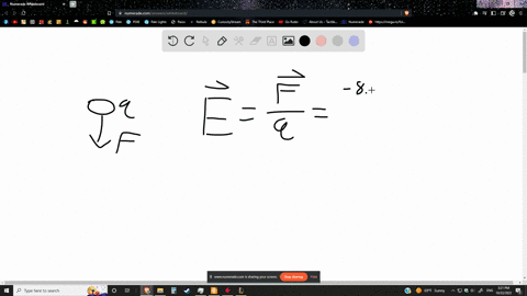 i-a-downward-electric-force-of-84-mathrmn-is-exerted-on-a-88-mu-mathrmc-charge-what-are-the-magnitud