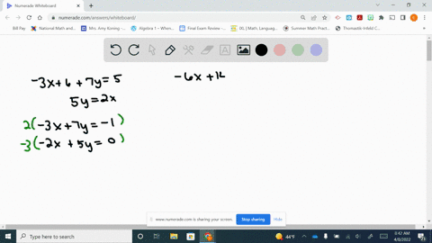 solve-the-system-by-using-the-addition-method-3-x67-y5-5-y2-x