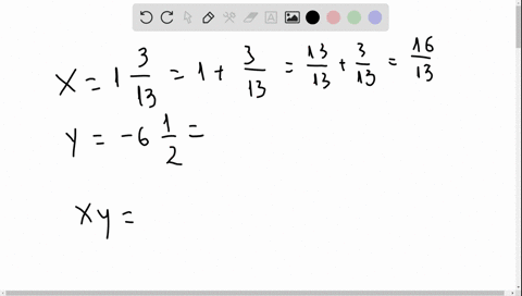 evaluate-the-expression-x-y-for-the-given-values-of-x-and-y-x1-frac313-y-6-frac12