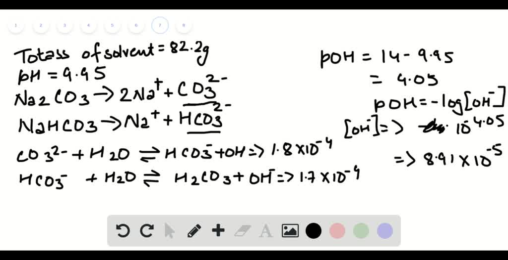 nahco3 in water