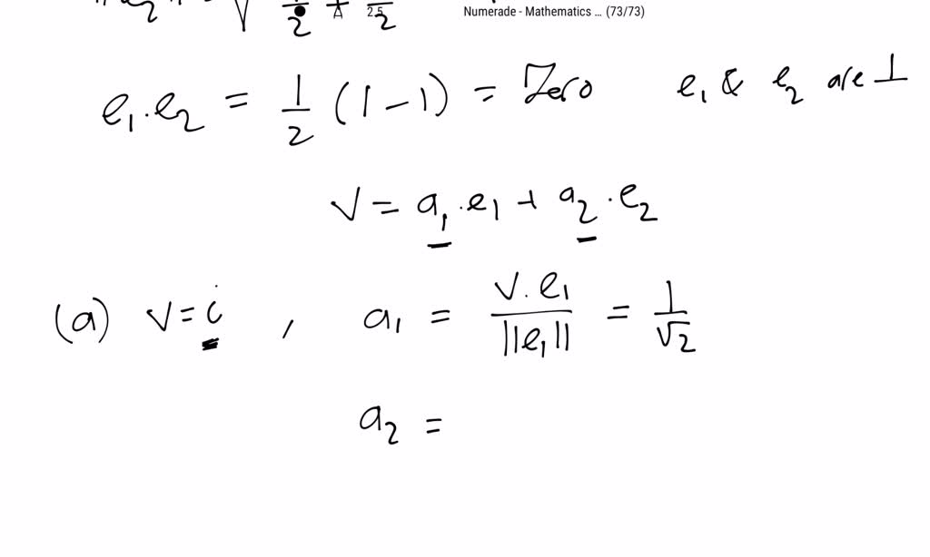 (a) Given the set of vectors 𝐞1=𝐢+2 𝐤, 𝐞2=-2 𝐢+α𝐣+𝐤, 𝐞3=2 𝐢+𝐣+ β𝐤 ...