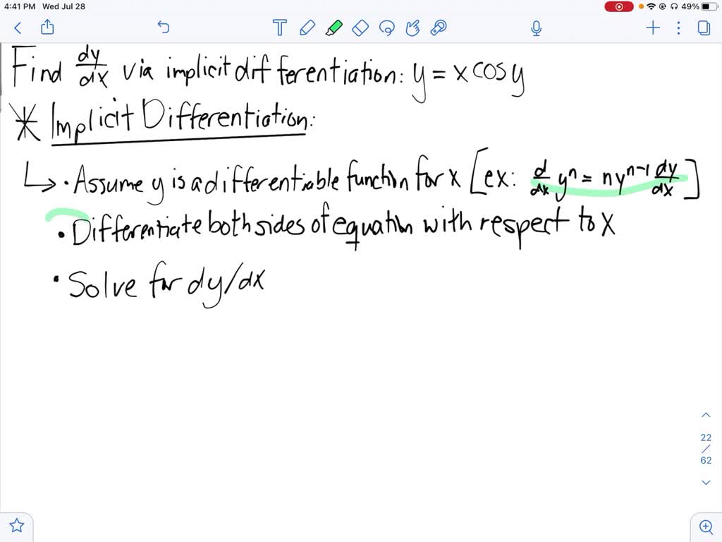 Calculate Dy dx Simplify The Answer y 5x 4x2 SolvedLib