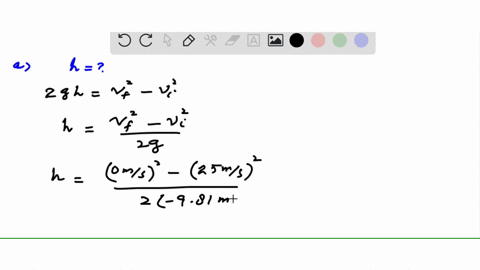ii-a-baseball-is-hit-almost-straight-up-into-the-air-with-a-speed-of-25-ms-estimate-a-how-high-it-go