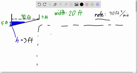 SOLVED: A rectangular swimming pool is 40 feet long, 20 feet wide, 8