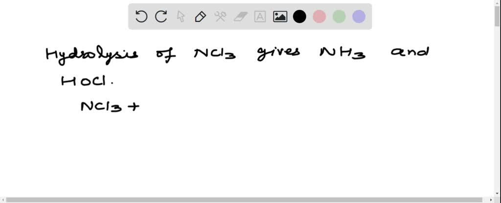 Solved:hydrolysis Of Ncl3 Gives Nh3 And X. Which Of The Following Is X 