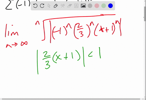 find-the-interval-of-convergence-sum-1kleftfrac23rightkx1k