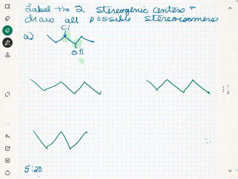 label-the-two-stereogenic-centers-in-each-compound-and-draw-all-possible-stereoisomers