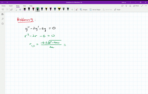 find-the-general-solution-of-the-differential-equation-yprime-prime-2-yprime-6-y0-2