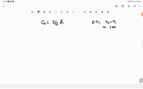 one-mole-of-a-monoatomic-gas-is-heat-at-a-constant-pressure-of-1-atmosphere-from-0-mathrmk-to-100-ma