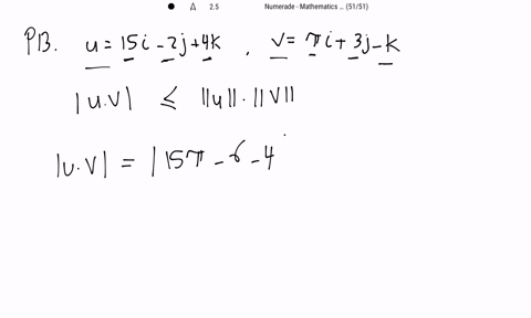 verify-the-cauchy-schwarz-inequality-for-the-given-pair-of-vectors-the-vectors-in-exercise-1