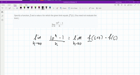 specify-a-function-f-and-a-value-c-for-which-the-given-limit-equals-fprimec-you-need-not-evaluate--2