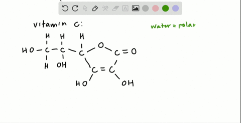 the-structural-formula-for-vitamin-mathrmc-is-give-a-molecular-level-explanation-why-vitamin-mathrmc