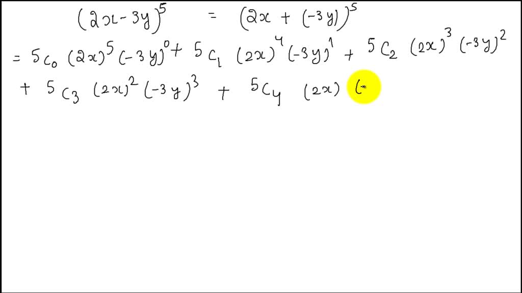 SOLVED Expand 2 X 3 Y 5 