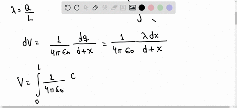 the-thin-plastic-rod-shown-in-fig-24-47-has-length-l-120-mathrmcm-and-a-nonuniform-linear-charge-den
