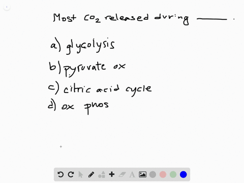 most-of-the-mathrmco_2-from-cellular-respiration-is-released-during-a-glycolysis-b-pyruvate-oxidatio