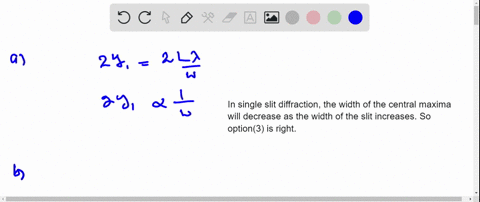 a-single-slit-is-illuminated-with-monochromatic-light-and-a-screen-is-placed-behind-the-slit-to-obse
