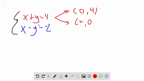 solve-each-system-of-equations-by-graphing-leftbeginarrayl-xy4-x-y-2-endarrayright