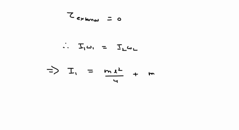 two-small-balls-a-and-b-each-of-mass-m-are-joined-rigidly-by-a-light-horizontal-rod-of-length-l-the-
