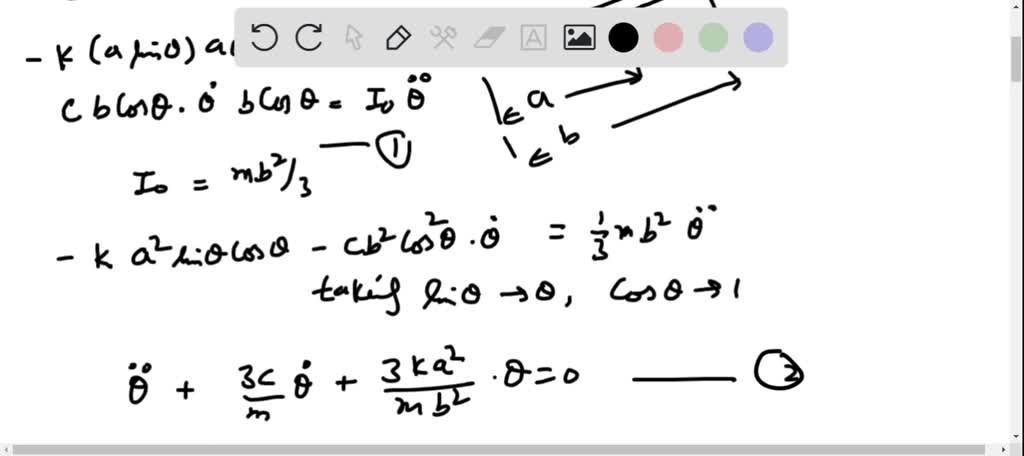 SOLVED:For the fluid-float system shown in Figure E3.29, JO is the mass ...