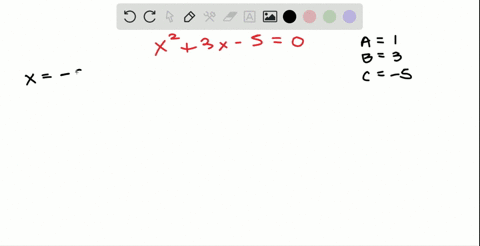 solve-the-equation-by-using-the-quadratic-formula-where-appropriate-x23-x-50