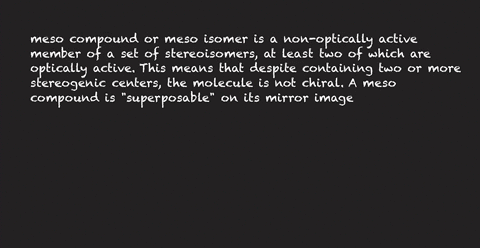 meso-compound-is