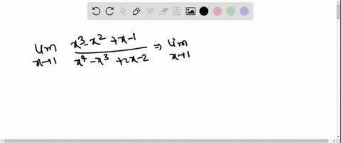 find-each-limit-algebraically-lim-_x-rightarrow-1-fracx3-x2x-1x4-x32-x-2-