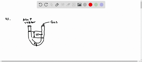 an-open-end-mercury-manometer-was-connected-to-a-flask-containing-a-gas-at-an-unknown-pressure-the-m